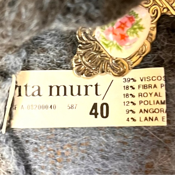 Sita Murt (Anthropologie) Royal Baby Alpaca Blend Colour-block Knit Caridigan - Picture 14 of 15